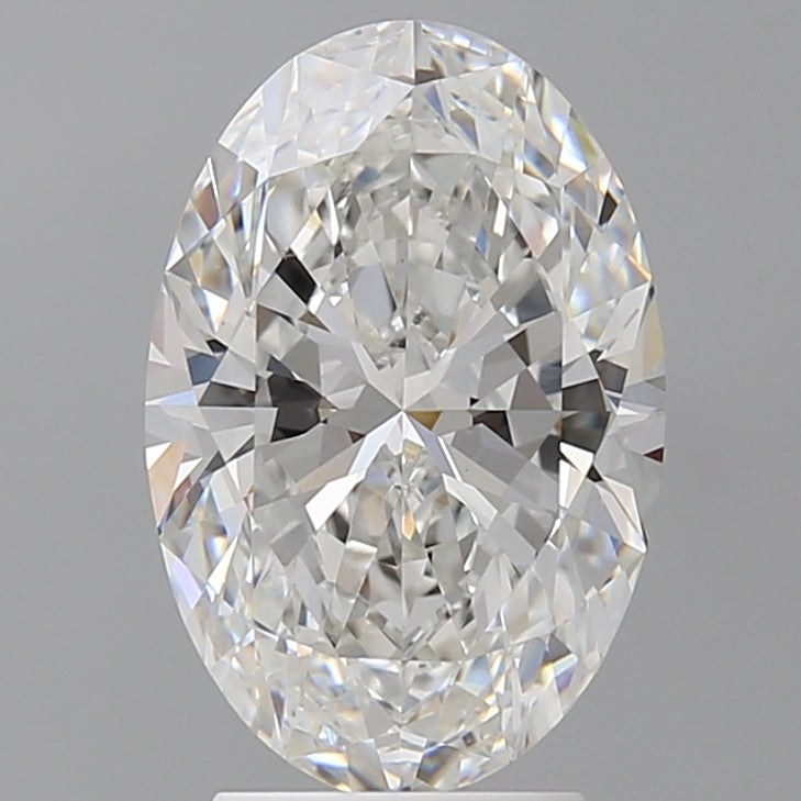 3.51 Carat Oval Shaped, Ideal Cut, E Color, VVS2 Clarity, IGI Certified Lab Grown Diamond