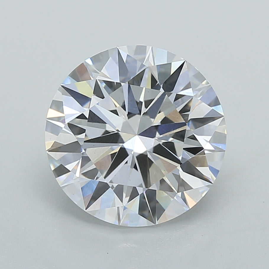 3.03 Carat Round Shaped, Ideal Cut, D Color, VS1 Clarity, IGI Certified Lab Grown Diamond