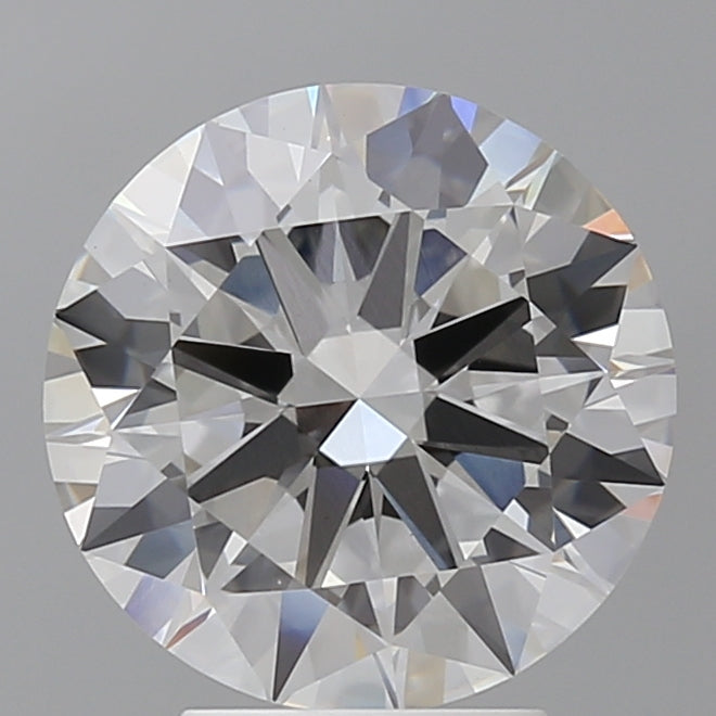 4.01 Carat Round Shaped, Excellent Cut, F Color, VVS2 Clarity, IGI Certified Lab Grown Diamond