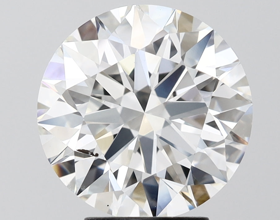4.05 Carat Round Shaped, Ideal Cut, F Color, VVS2 Clarity, IGI Certified Lab Grown Diamond