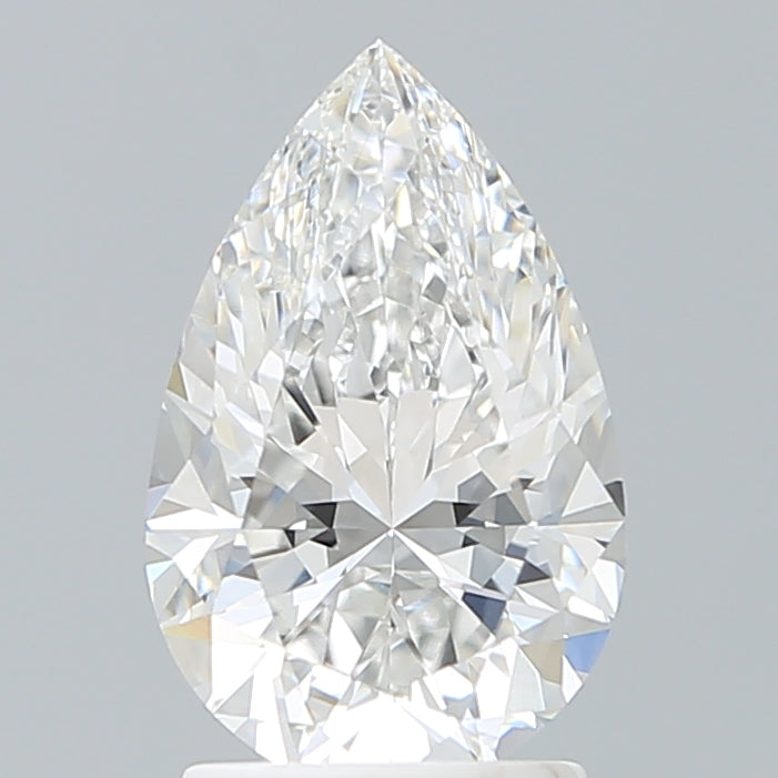 2.12 Carat Pear Shaped, Excellent Cut, E Color, VVS2 Clarity, IGI Certified Lab Grown Diamond