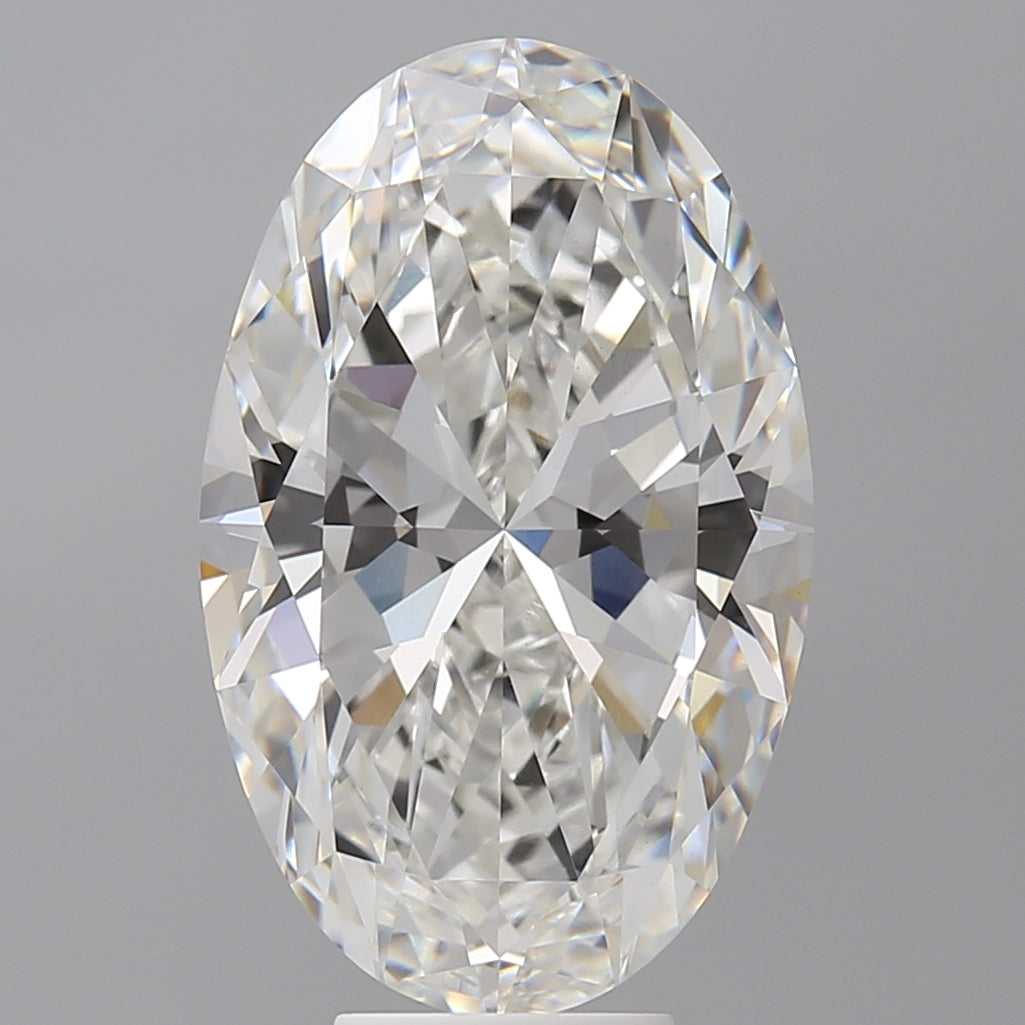 7.60 Carat Oval Shaped, Ideal Cut, F Color, VVS2 Clarity, IGI Certified Lab Grown Diamond