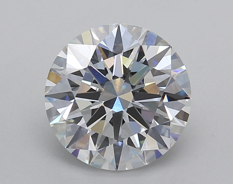2.52 Carat Round Shaped, Ideal Cut, E Color, VS1 Clarity, IGI Certified Lab Grown Diamond