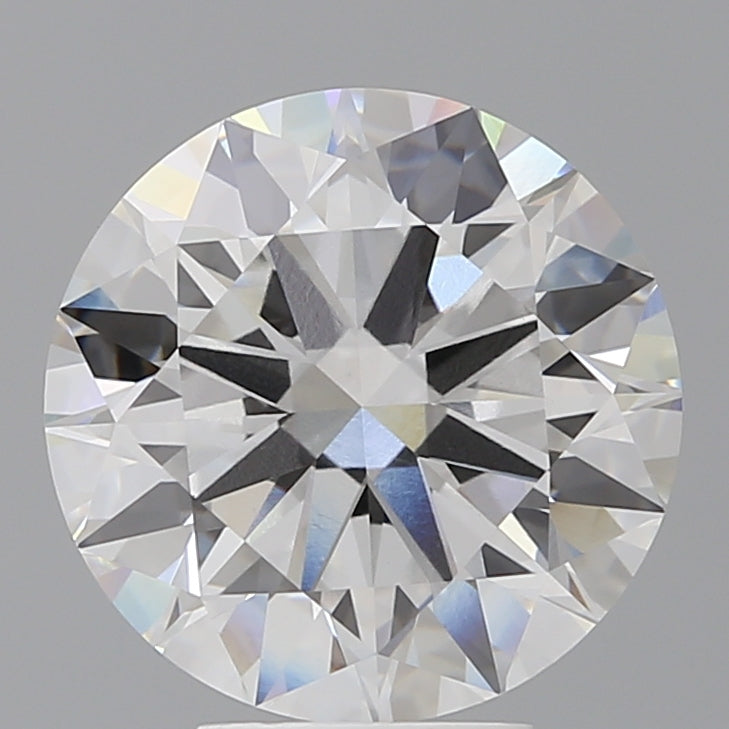 5.52 Carat Round Shaped, Ideal Cut, F Color, VVS2 Clarity, IGI Certified Lab Grown Diamond