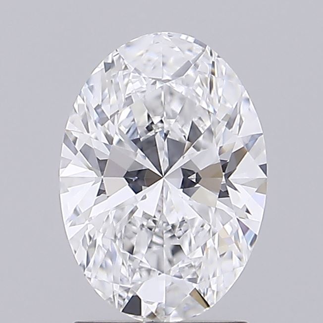 1.46 Carat Oval Shaped, Ideal Cut, D Color, IF Clarity, IGI Certified Lab Grown Diamond
