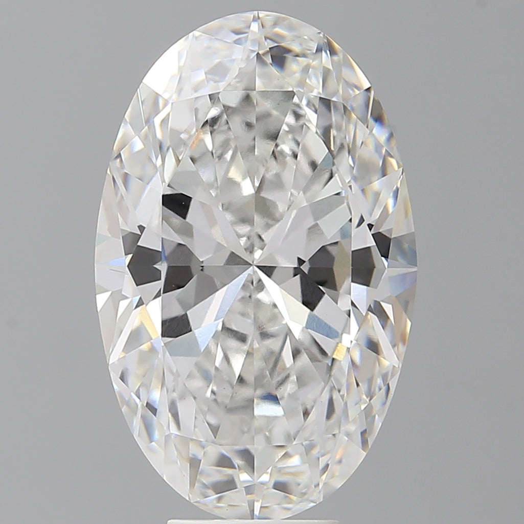 8.06 Carat Oval Shaped, Ideal Cut, E Color, VVS2 Clarity, IGI Certified Lab Grown Diamond