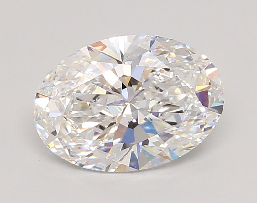 2.06 Carat Oval Shaped, Ideal Cut, D Color, VS1 Clarity, IGI Certified Lab Grown Diamond