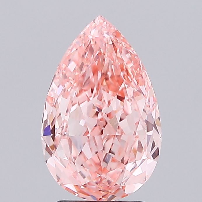 3.18 Carat Pear Shaped, Ideal Cut, VS1 Clarity, IGI Certified Lab Grown Diamond