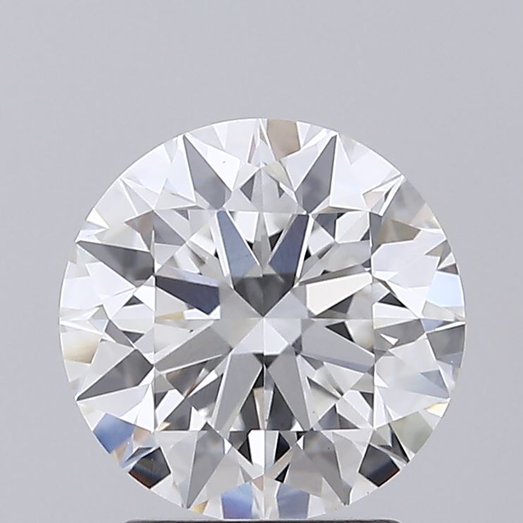 2.03 Carat Round Shaped, Ideal Cut, E Color, VS1 Clarity, IGI Certified Lab Grown Diamond