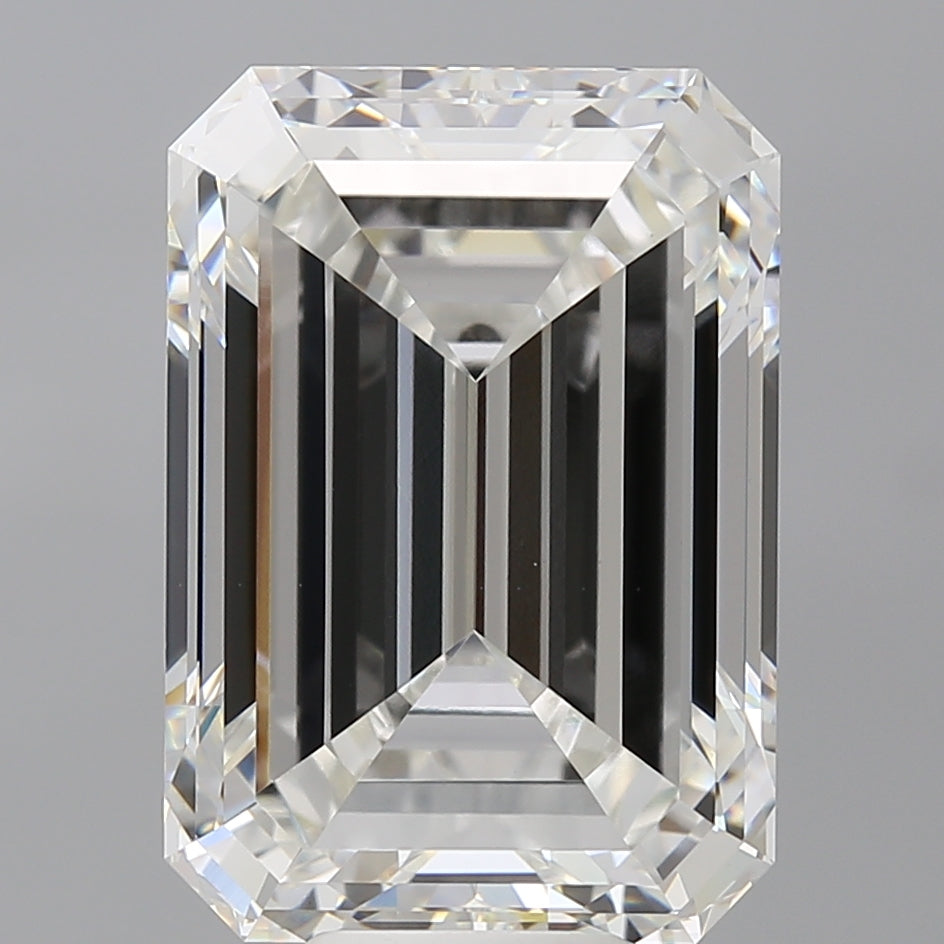 11.52 Carat Emerald Shaped, Ideal Cut, F Color, VVS2 Clarity, IGI Certified Lab Grown Diamond