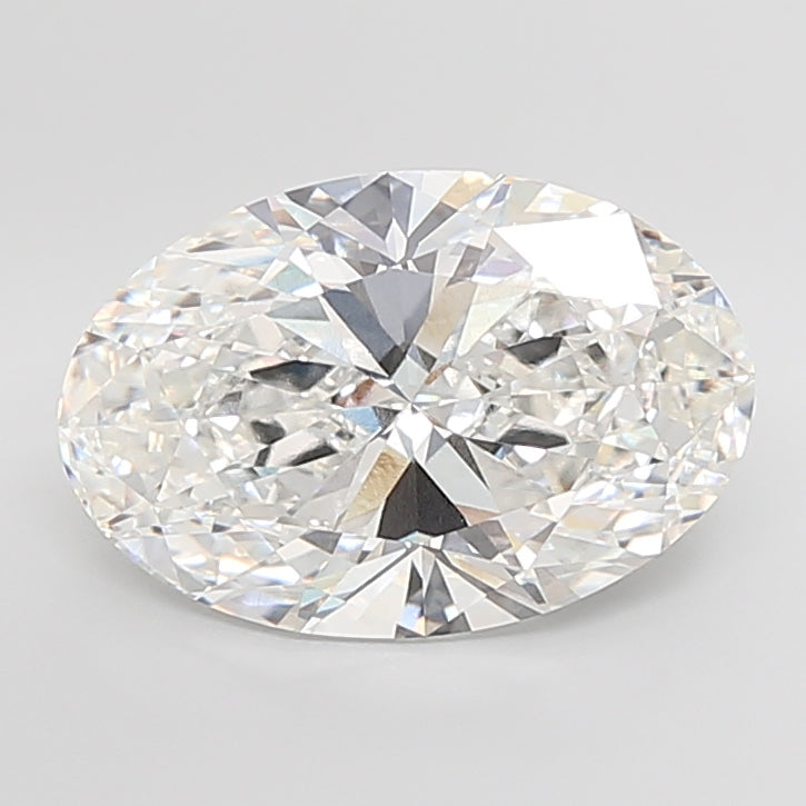 10.01 Carat Oval Shaped, Ideal Cut, F Color, VVS2 Clarity, IGI Certified Lab Grown Diamond
