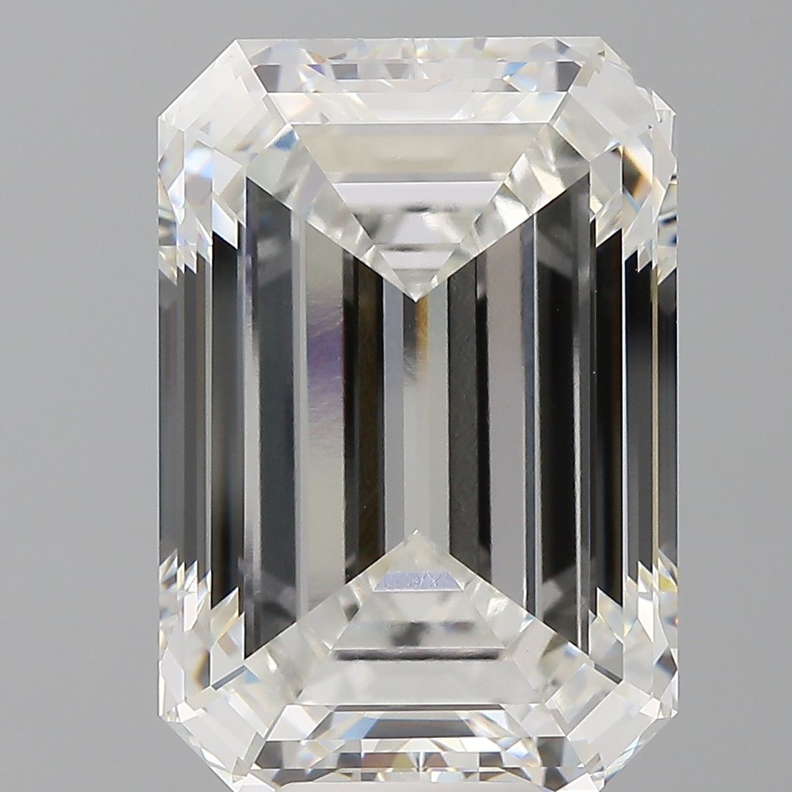 12.56 Carat Emerald Shaped, Ideal Cut, F Color, VVS2 Clarity, IGI Certified Lab Grown Diamond