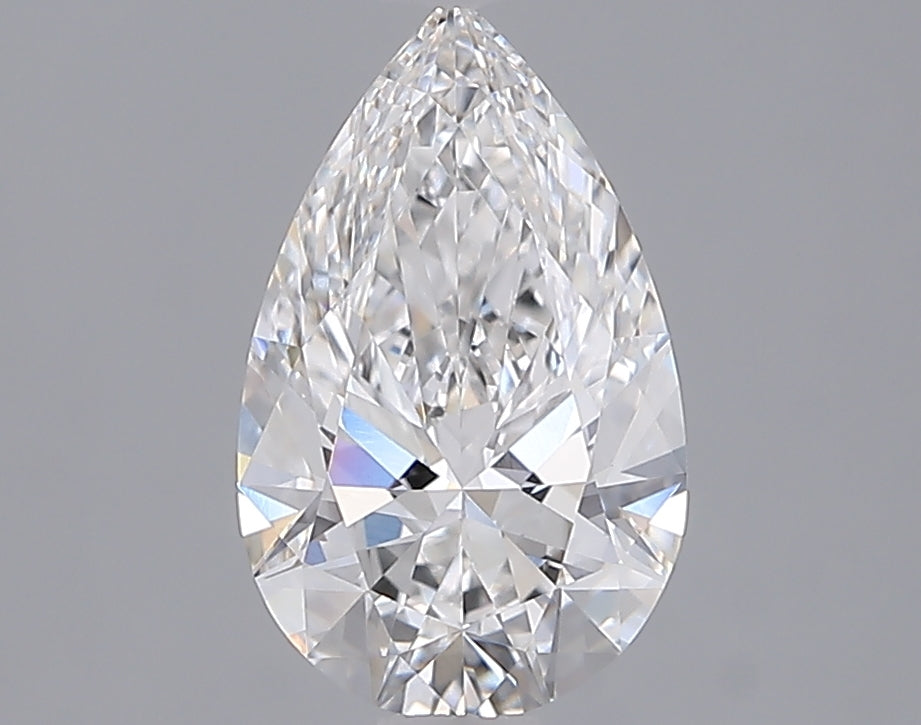 1.55 Carat Pear Shaped, Ideal Cut, E Color, VVS2 Clarity, IGI Certified Lab Grown Diamond