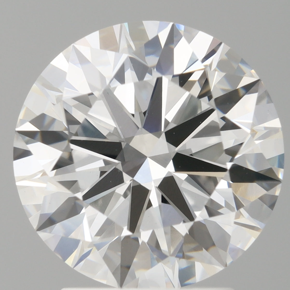 3.02 Carat Round Shaped, Ideal Cut, E Color, VVS2 Clarity, IGI Certified Lab Grown Diamond