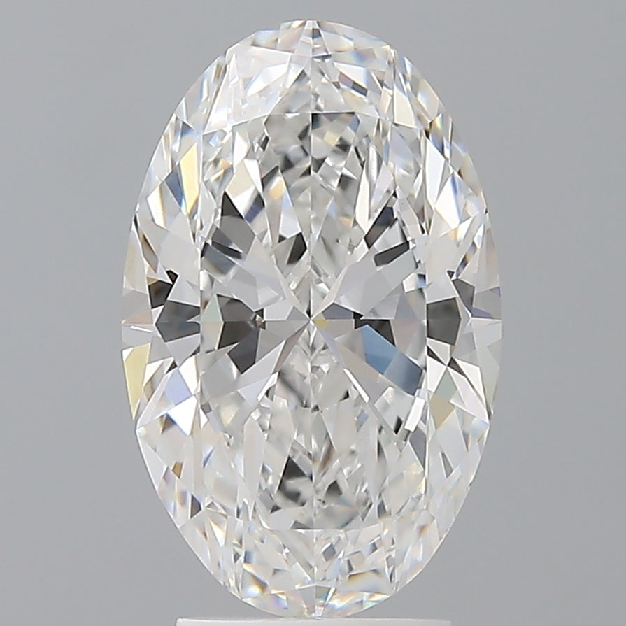 3.52 Carat Oval Shaped, Ideal Cut, E Color, VVS2 Clarity, IGI Certified Lab Grown Diamond