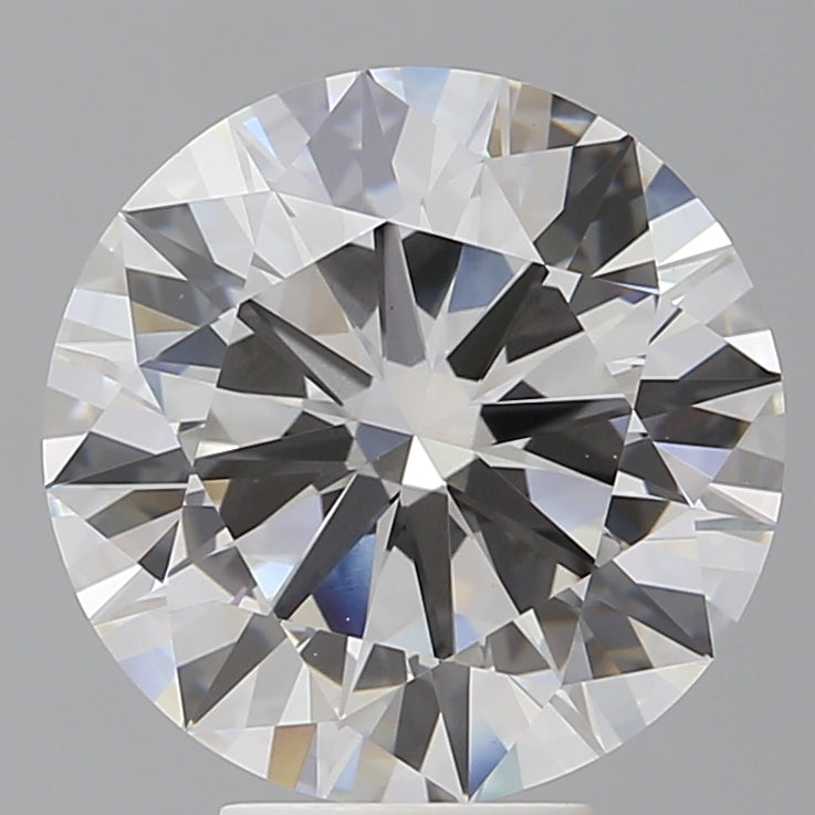 6.08 Carat Round Shaped, Ideal Cut, E Color, VVS2 Clarity, IGI Certified Lab Grown Diamond