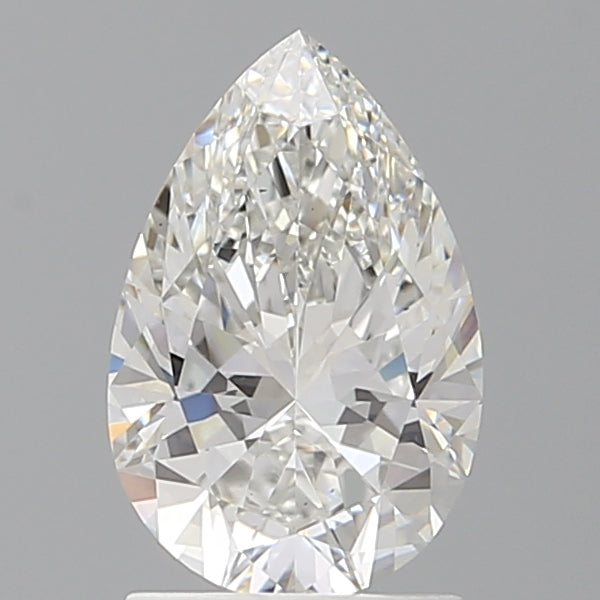 1.59 Carat Pear Shaped, Ideal Cut, F Color, VS1 Clarity, IGI Certified Lab Grown Diamond