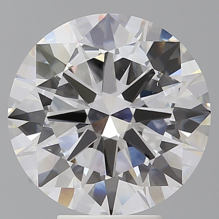 5.53 Carat Round Shaped, Excellent Cut, E Color, VVS2 Clarity, IGI Certified Lab Grown Diamond