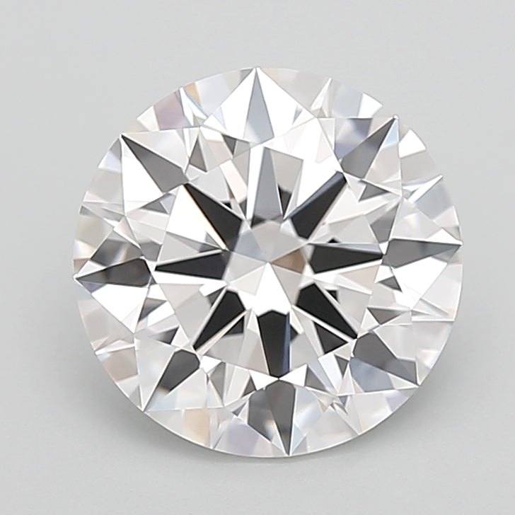 4.04 Carat Round Shaped, Ideal Cut, F Color, VVS2 Clarity, IGI Certified Lab Grown Diamond