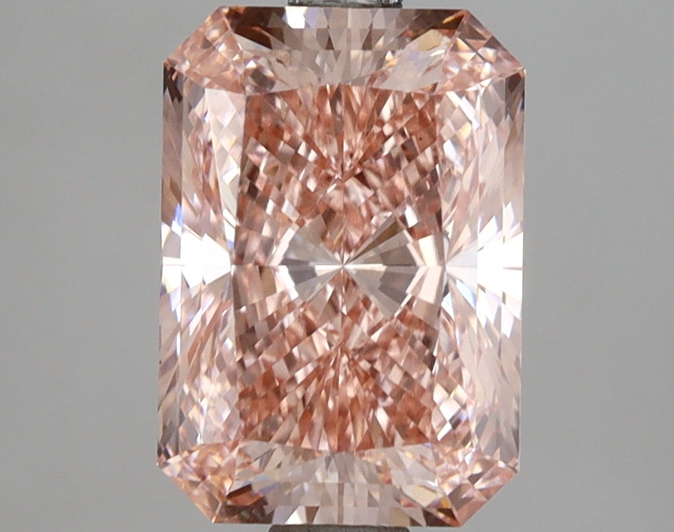 3.05 Carat Radiant Shaped, Excellent Cut, VS1 Clarity, IGI Certified Lab Grown Diamond