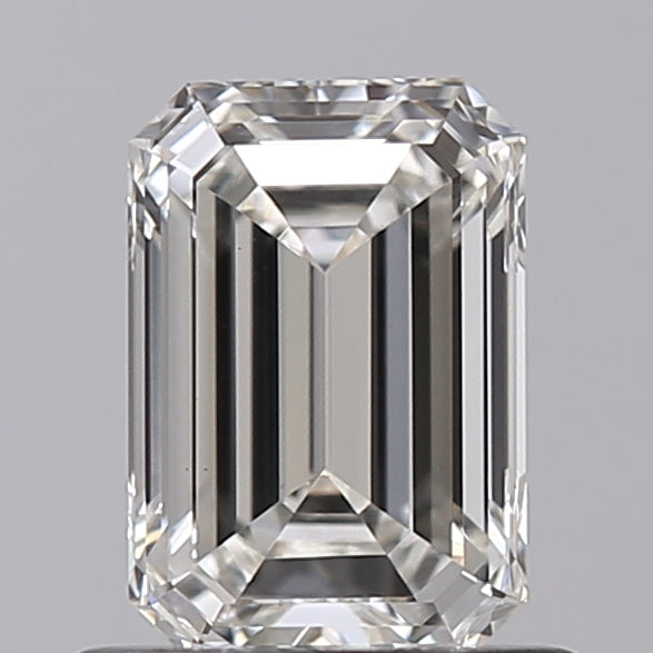 0.72 Carat Emerald Shaped, Ideal Cut, G Color, VVS2 Clarity, IGI Certified Lab Grown Diamond