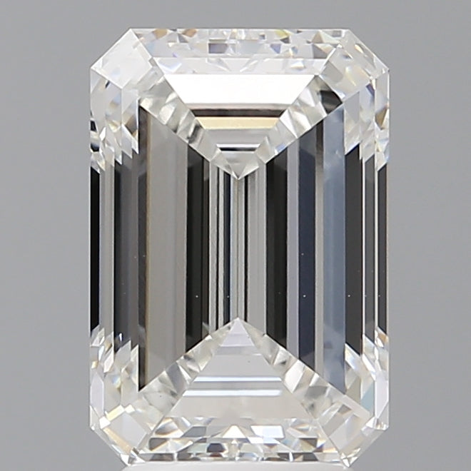 4.03 Carat Emerald Shaped, Excellent Cut, E Color, VVS2 Clarity, IGI Certified Lab Grown Diamond