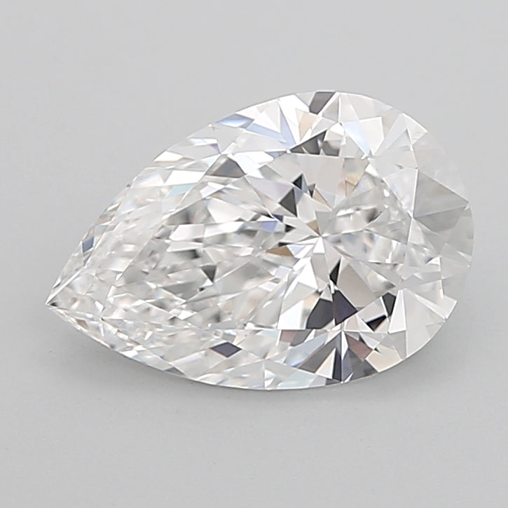 3.01 Carat Pear Shaped, Ideal Cut, E Color, VVS2 Clarity, IGI Certified Lab Grown Diamond
