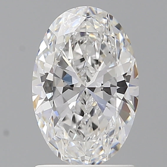 1.58 Carat Oval Shaped, Ideal Cut, D Color, VVS2 Clarity, IGI Certified Lab Grown Diamond