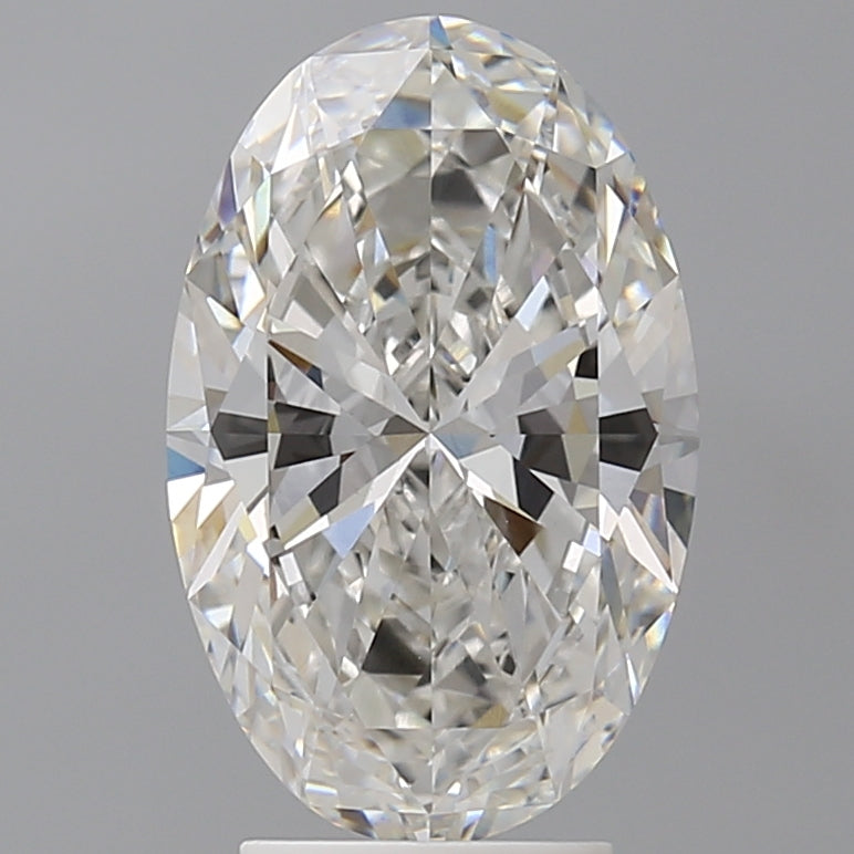 3.59 Carat Oval Shaped, Ideal Cut, F Color, VVS2 Clarity, IGI Certified Lab Grown Diamond