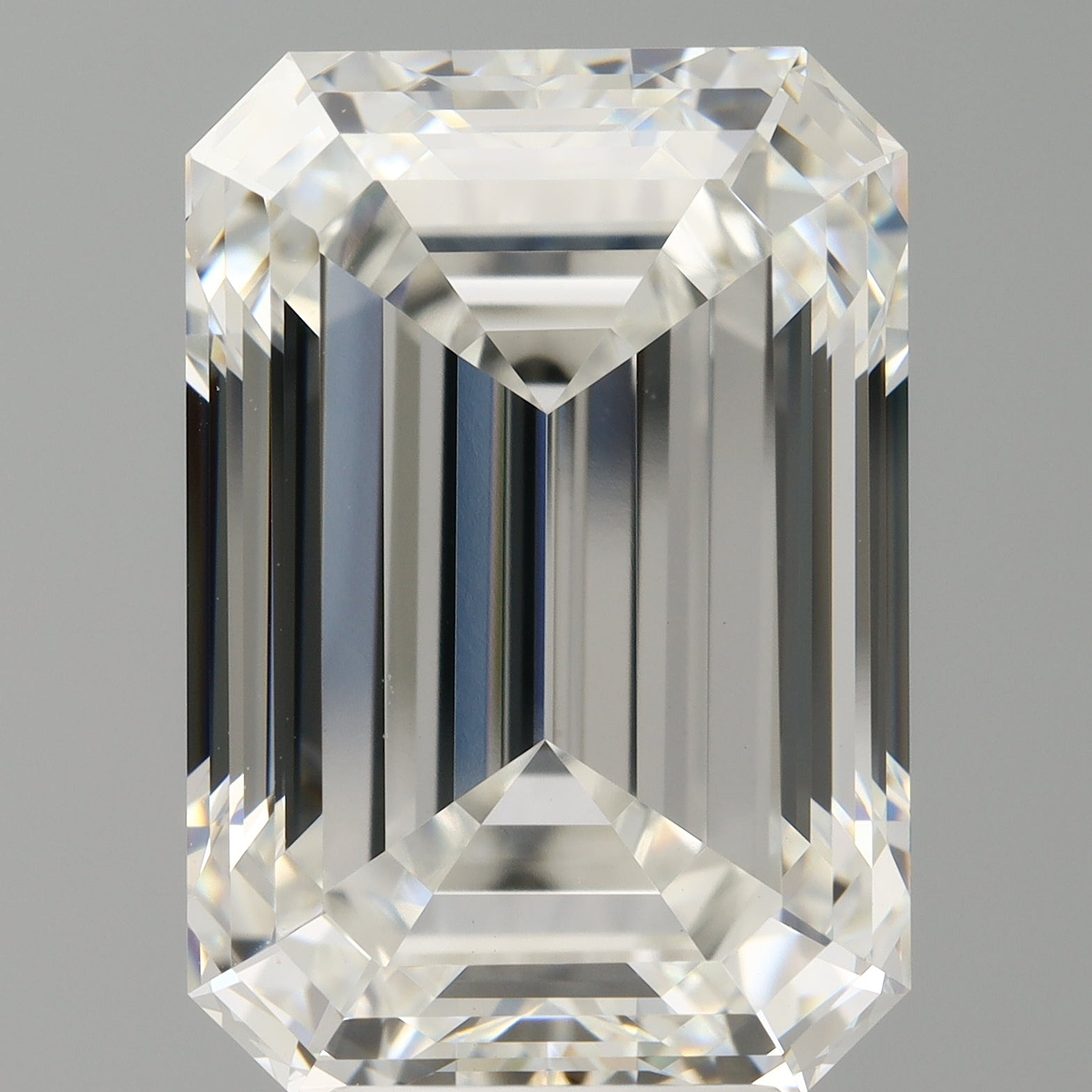 8.10 Carat Emerald Shaped, Ideal Cut, F Color, VVS2 Clarity, IGI Certified Lab Grown Diamond