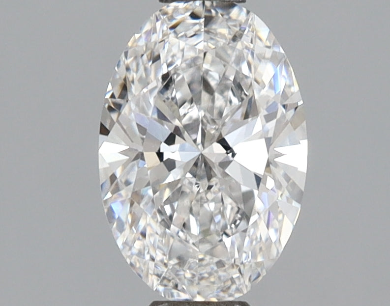 1.13 Carat Oval Shaped, Ideal Cut, D Color, VVS2 Clarity, IGI Certified Lab Grown Diamond