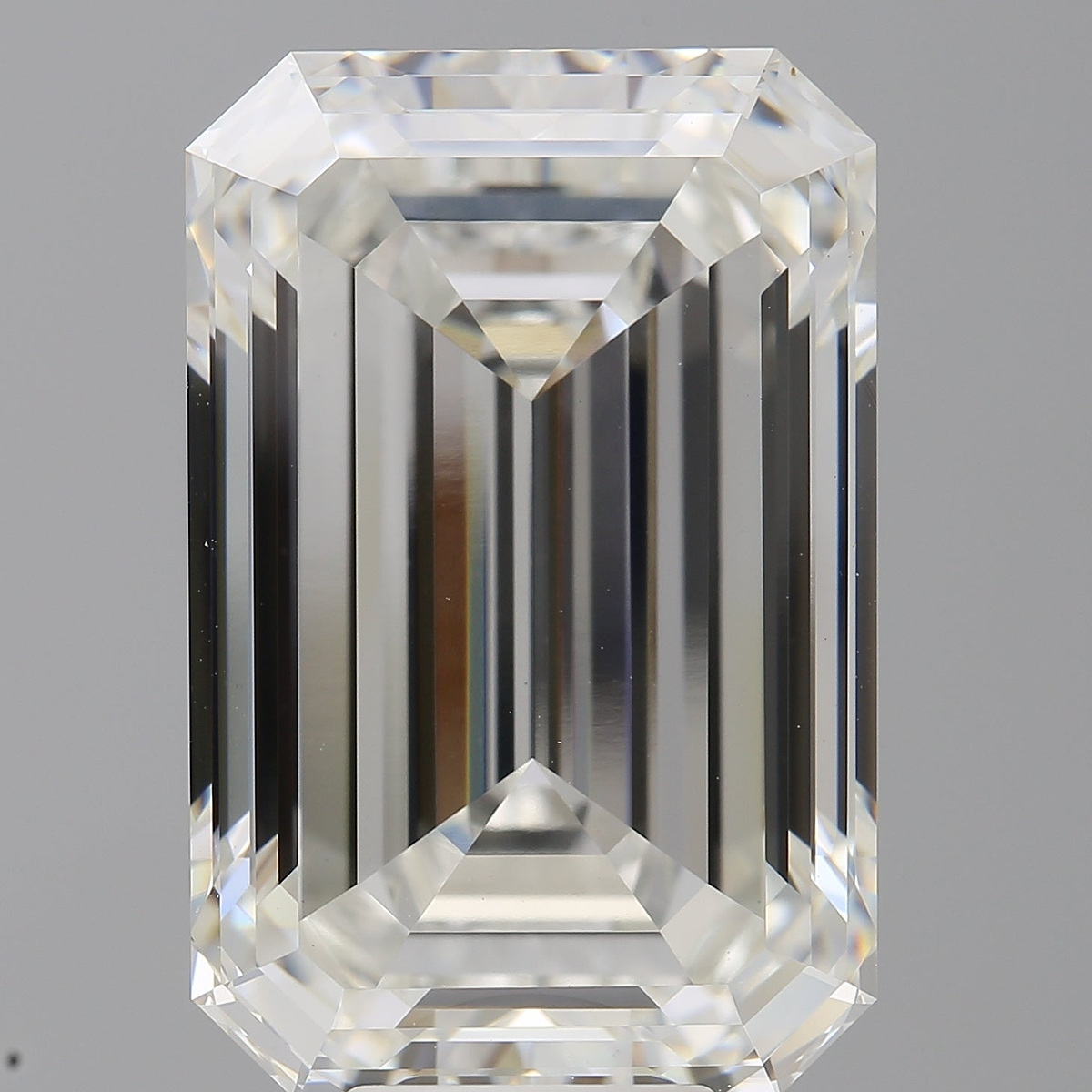 11.58 Carat Emerald Shaped, Ideal Cut, F Color, VVS2 Clarity, IGI Certified Lab Grown Diamond