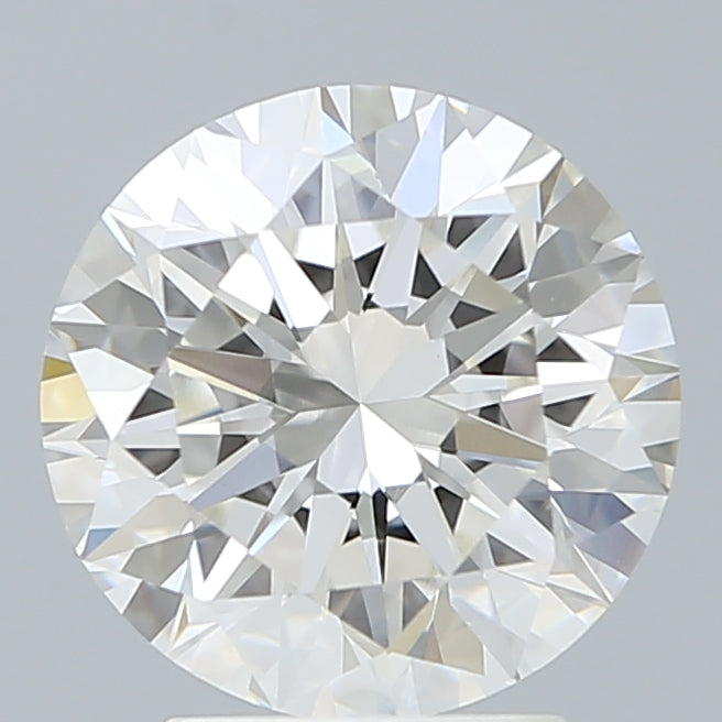 3.31 Carat Round Shaped, Excellent Cut, F Color, VVS2 Clarity, IGI Certified Lab Grown Diamond