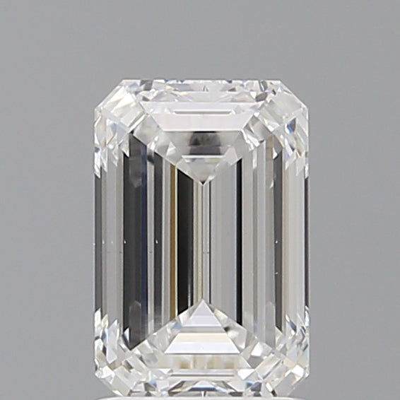 1.60 Carat Emerald Shaped, Ideal Cut, D Color, VS1 Clarity, IGI Certified Lab Grown Diamond