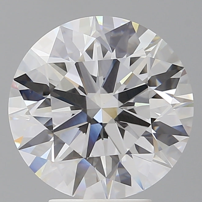 4.57 Carat Round Shaped, Ideal Cut, F Color, VVS2 Clarity, IGI Certified Lab Grown Diamond