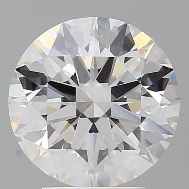 3.59 Carat Round Shaped, Ideal Cut, E Color, VVS2 Clarity, IGI Certified Lab Grown Diamond