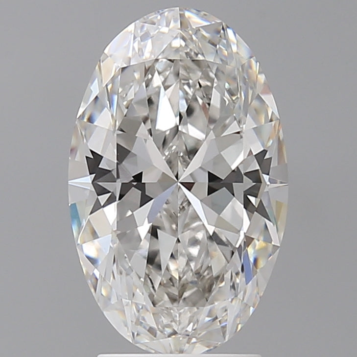 3.06 Carat Oval Shaped, Ideal Cut, G Color, VVS2 Clarity, IGI Certified Lab Grown Diamond
