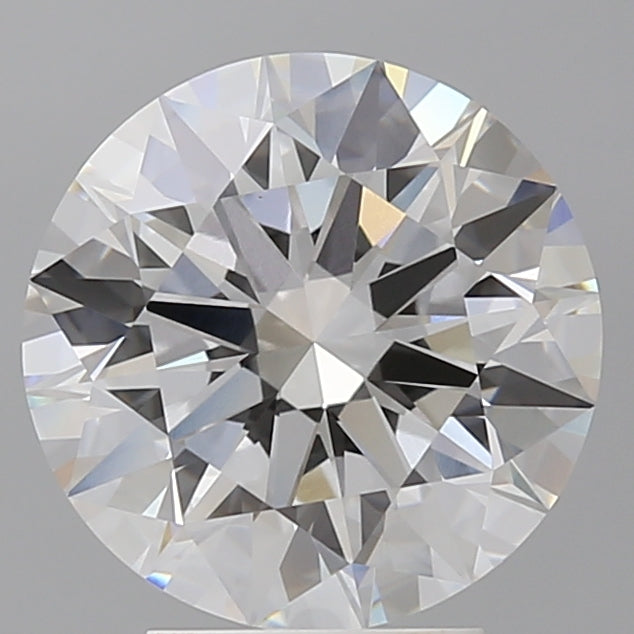 4.02 Carat Round Shaped, Ideal Cut, E Color, VVS2 Clarity, IGI Certified Lab Grown Diamond