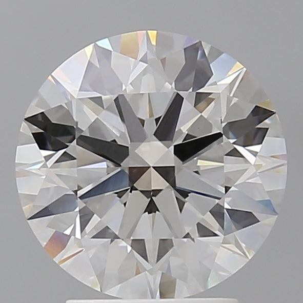 3.04 Carat Round Shaped, Excellent Cut, F Color, VVS2 Clarity, IGI Certified Lab Grown Diamond