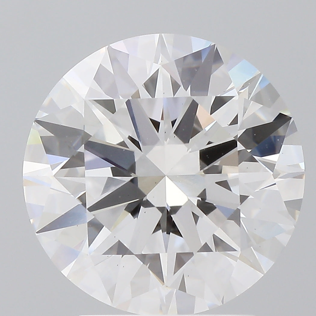 3.01 Carat Round Shaped, Ideal Cut, F Color, VS1 Clarity, IGI Certified Lab Grown Diamond