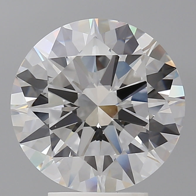4.01 Carat Round Shaped, Excellent Cut, E Color, VVS2 Clarity, IGI Certified Lab Grown Diamond