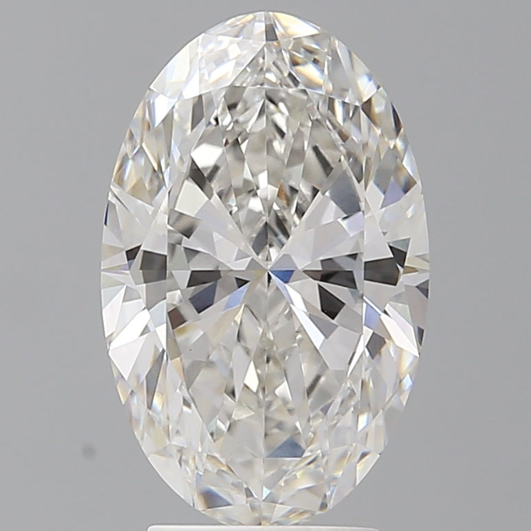 3.57 Carat Oval Shaped, Ideal Cut, F Color, VVS2 Clarity, IGI Certified Lab Grown Diamond