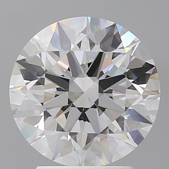 3.09 Carat Round Shaped, Ideal Cut, E Color, VVS2 Clarity, IGI Certified Lab Grown Diamond