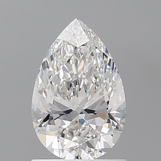 1.10 Carat Pear Shaped, Ideal Cut, D Color, VVS2 Clarity, IGI Certified Lab Grown Diamond