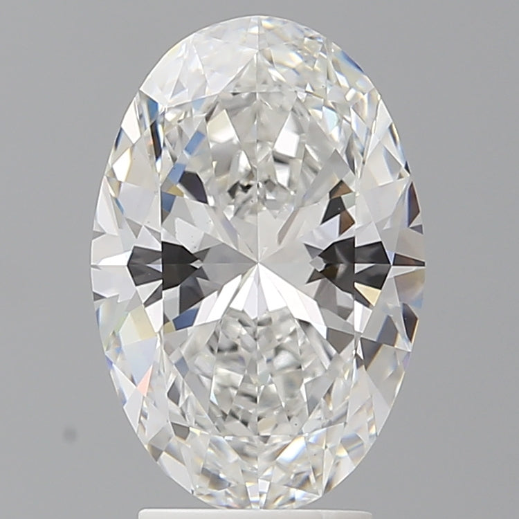 3.55 Carat Oval Shaped, Ideal Cut, E Color, VVS2 Clarity, IGI Certified Lab Grown Diamond