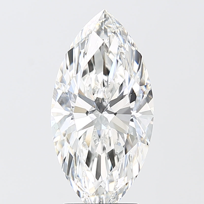 3.08 Carat Marquise Shaped, Ideal Cut, E Color, VS1 Clarity, IGI Certified Lab Grown Diamond