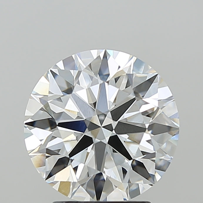3.09 Carat Round Shaped, Ideal Cut, F Color, VVS2 Clarity, IGI Certified Lab Grown Diamond