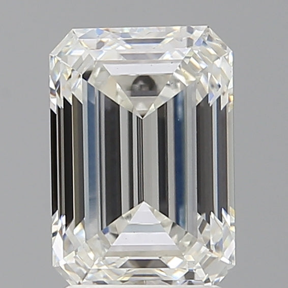 2.46 Carat Emerald Shaped, Ideal Cut, F Color, VS1 Clarity, IGI Certified Lab Grown Diamond