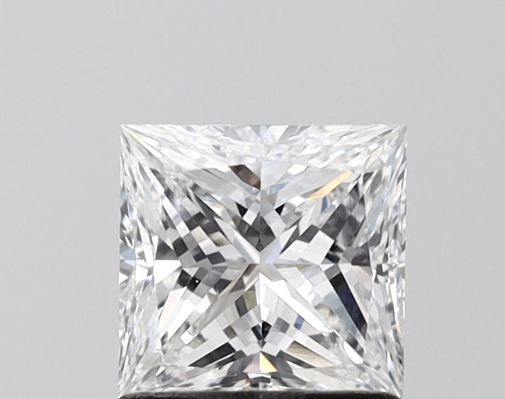 1.06 Carat Princess Shaped, Excellent Cut, D Color, VS1 Clarity, IGI Certified Lab Grown Diamond