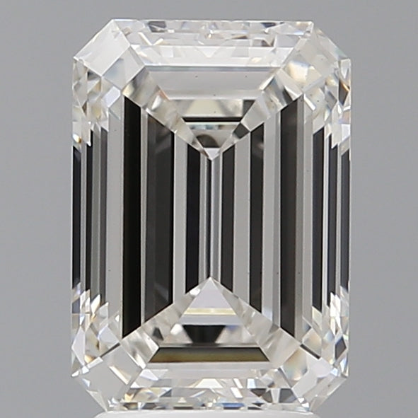 3.07 Carat Emerald Shaped, Ideal Cut, F Color, VS1 Clarity, IGI Certified Lab Grown Diamond